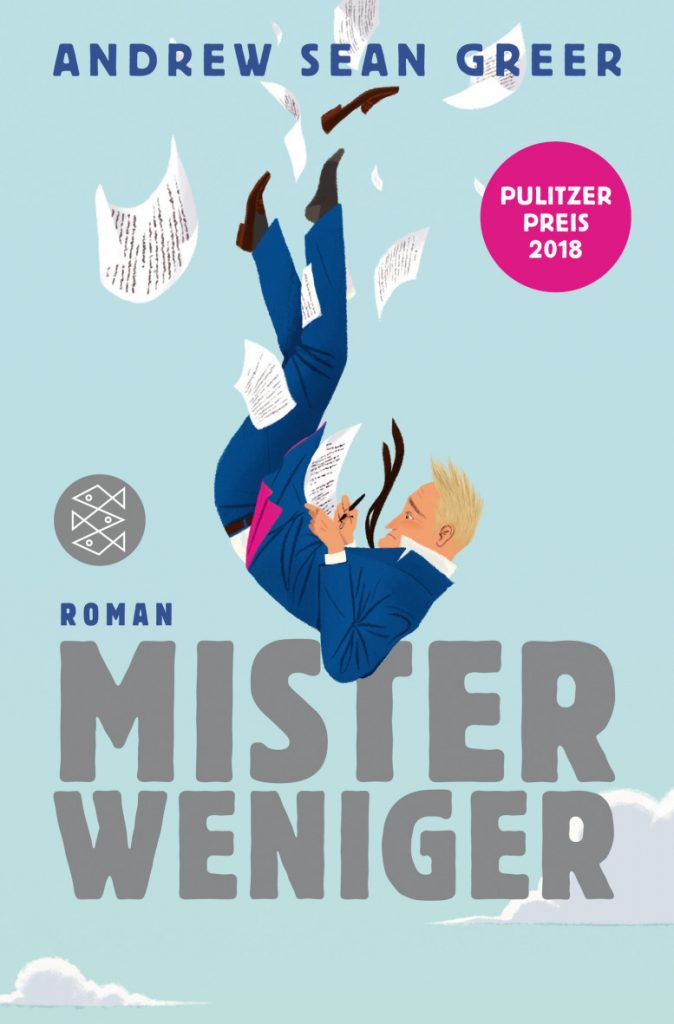 Buchcover Mister Weniger von Andrew Sean Greer